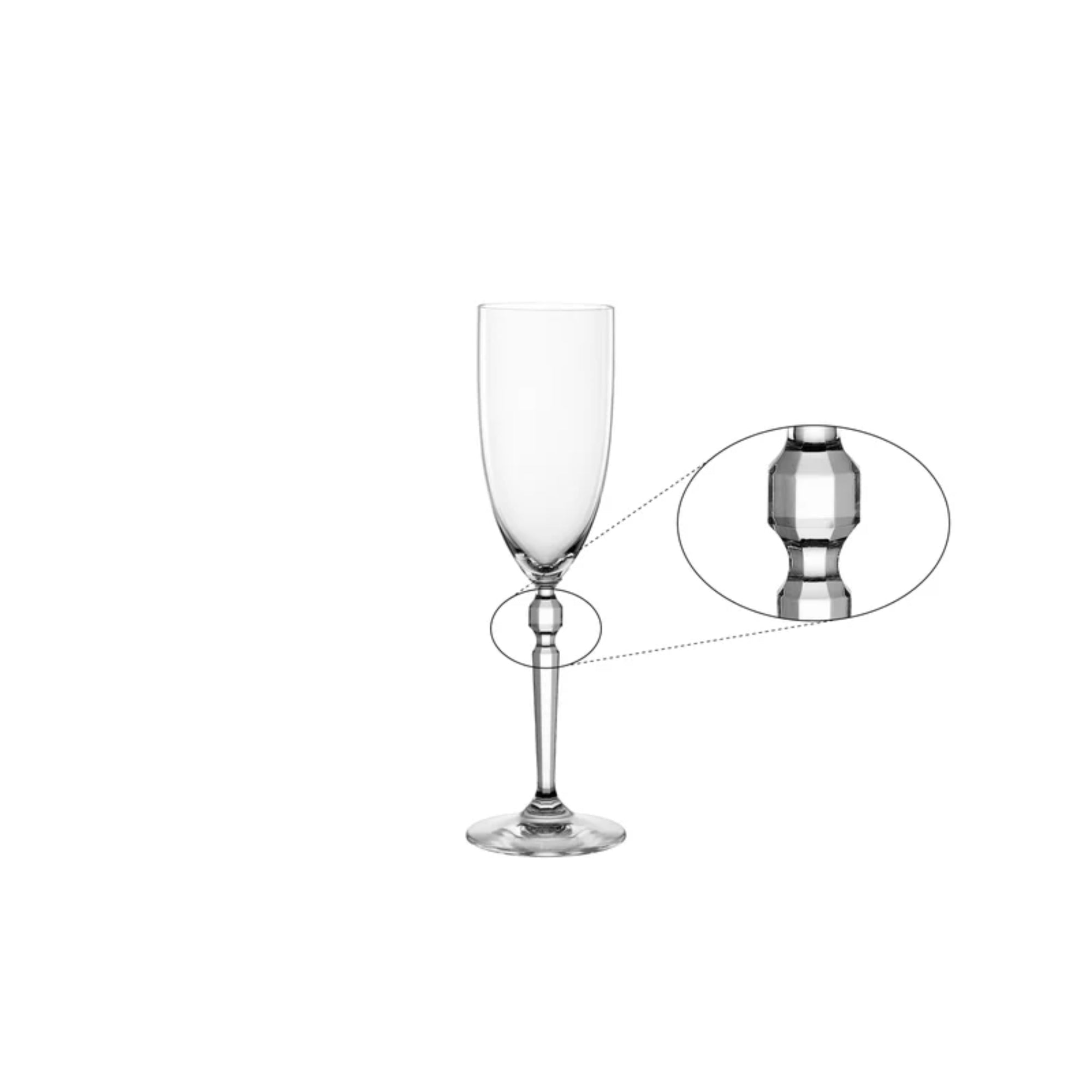 Nachtmann Heritage Champagne 2 Piece Glass Set