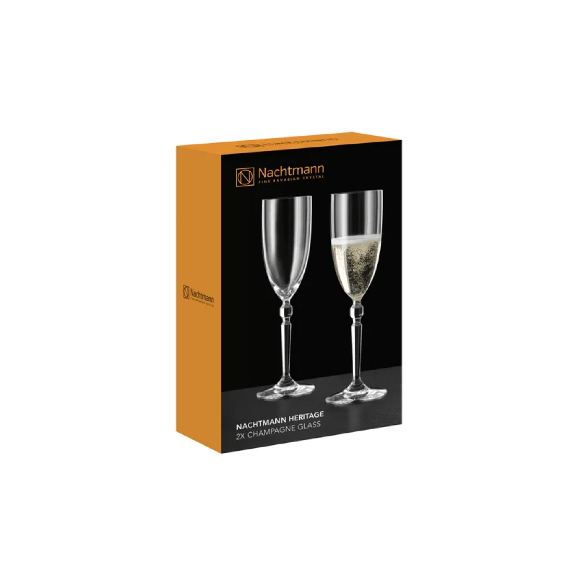 Nachtmann Heritage Champagne 2 Piece Glass Set