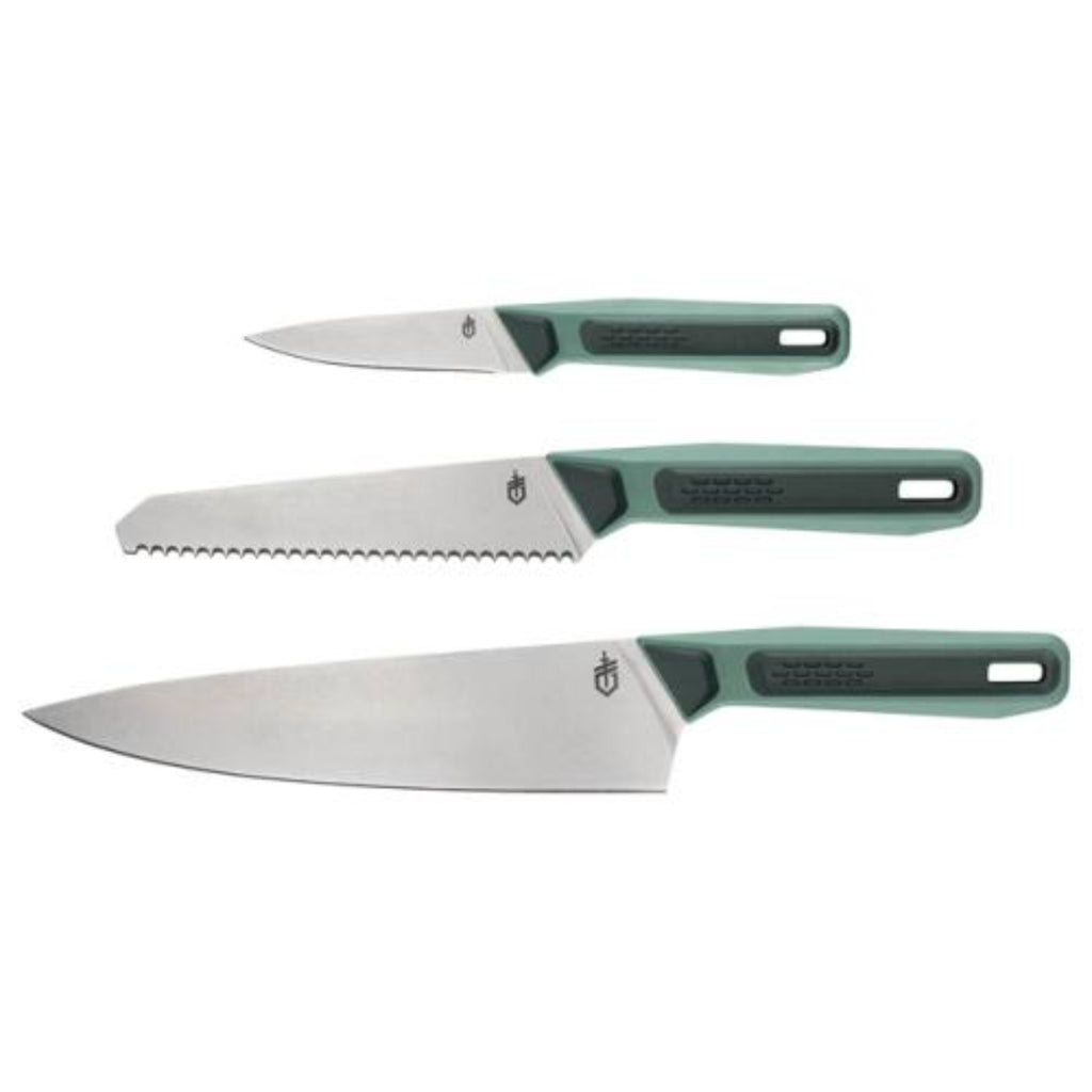Gerber ComplEAT Cutting Board & Camp Knife Set -Green