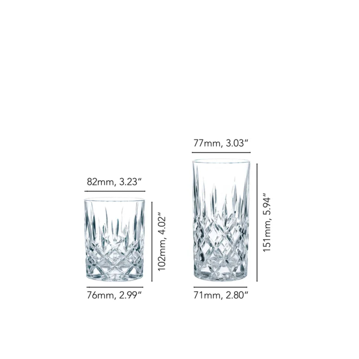 Nachtmann Noblesse Barware 8 Piece Set - Clear