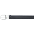 Montblanc Black/Brown Reversible Rounded Horseshoe Palladium Finish Belt