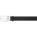 Montblanc Trapeze Shiny Stainless Steel Pin Buckle Belt - Black