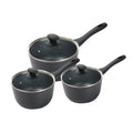 Pyrostone 3 Piece Saucepan Set - 16cm, 18cm And 20cm