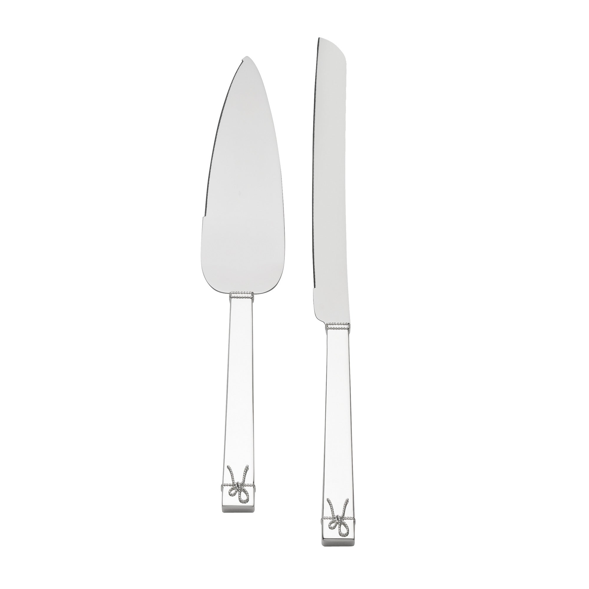 Wedgwood Vera Wang Love Knots Cake Knife & Server Silver