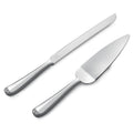 Wedgwood Vera Wang Infinity Cake Knife & Server 2 Piece Set - Silver