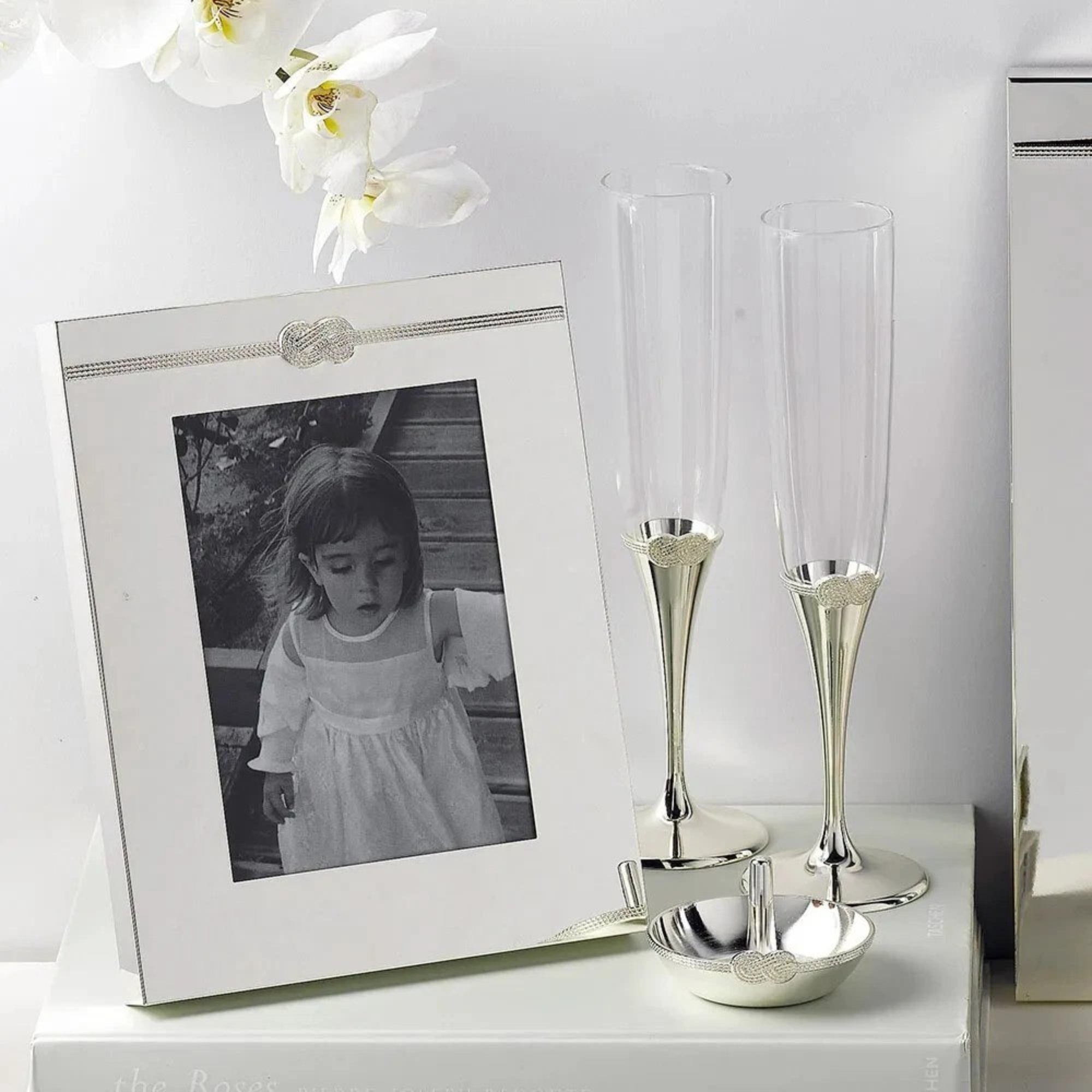 Wedgwood Vera Wang Infinity Picture Frame - Silver