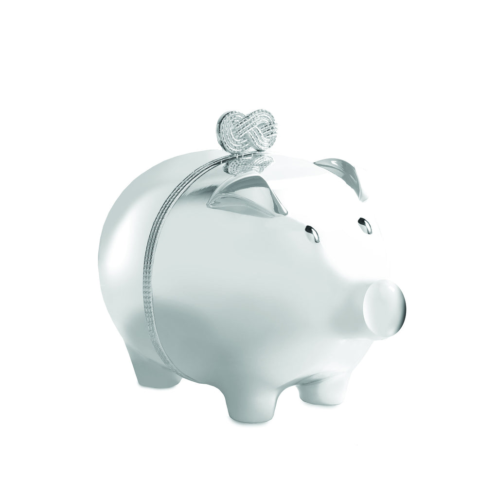 Wedgwood Vera Wang Infinity Baby Piggy Bank - Silver