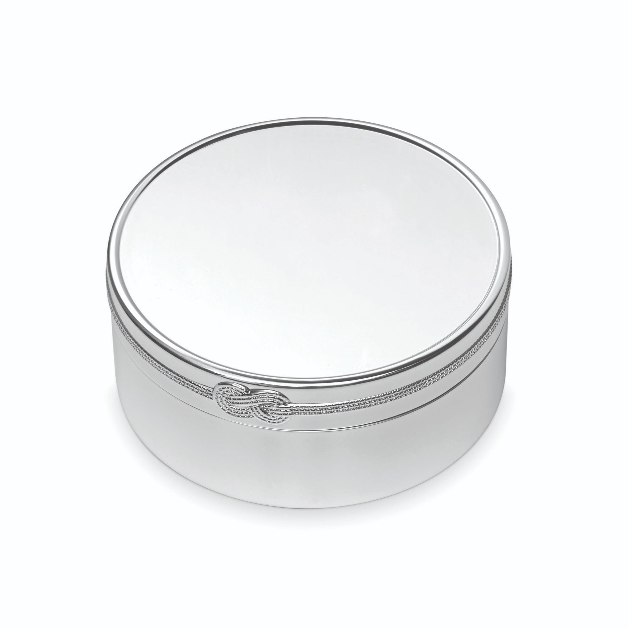 Wedgwood Vera Wang Infinity Round Keepsake Box - Silver