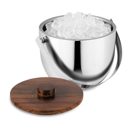 Avanti Kingston Double Wall Ice Bucket - Brown