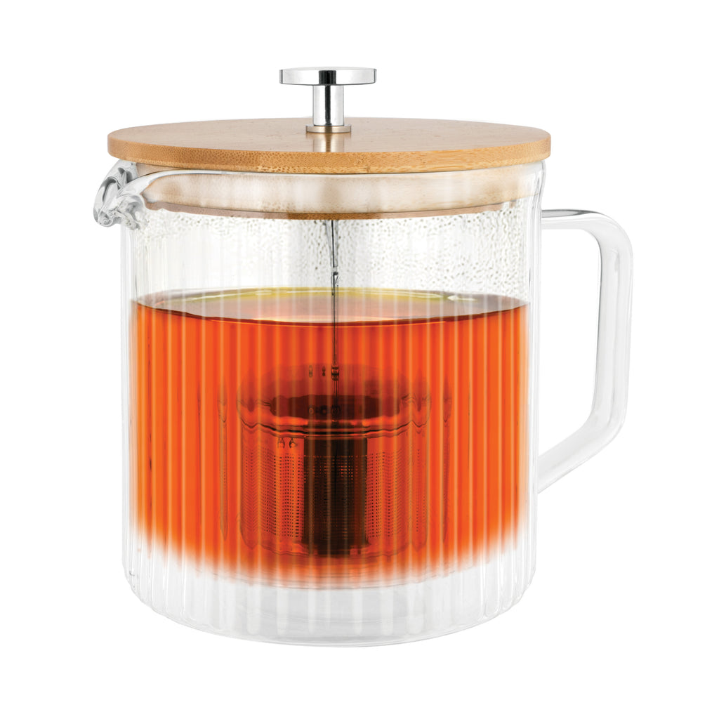 Avanti Rigato Double Wall 950ml Teapot-14853