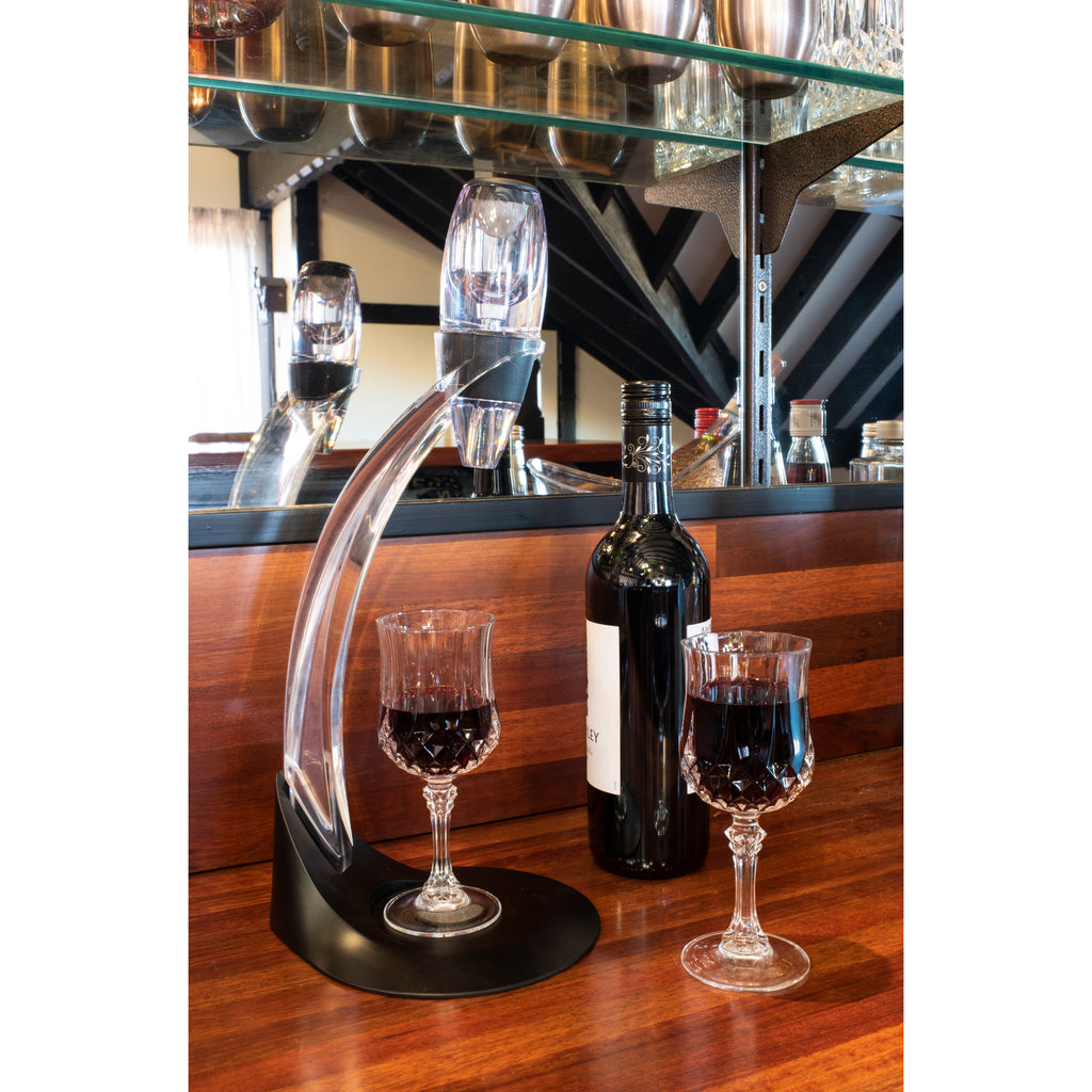 avanti Deluxe Wine Aerator with Pouring Stand