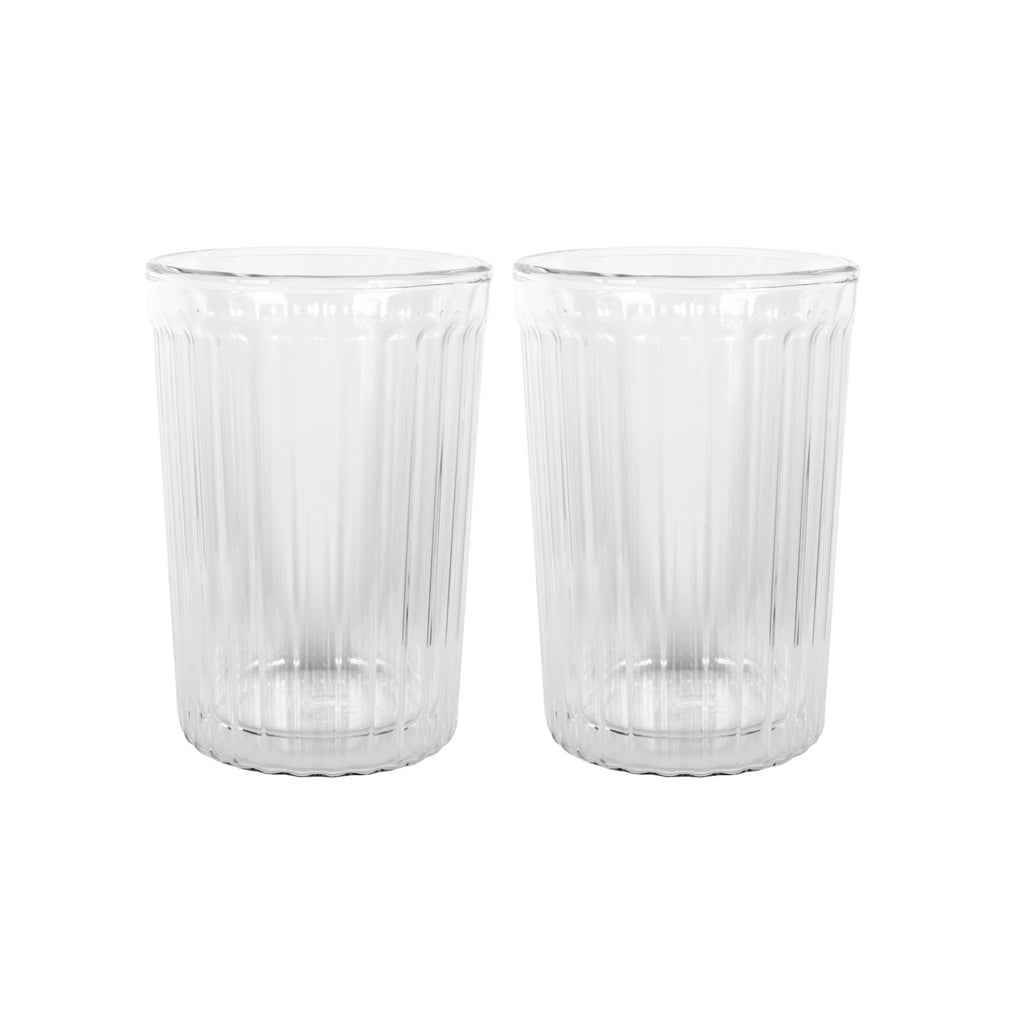 Avanti Rigato Double Wall 350ml Glass - Set of 6