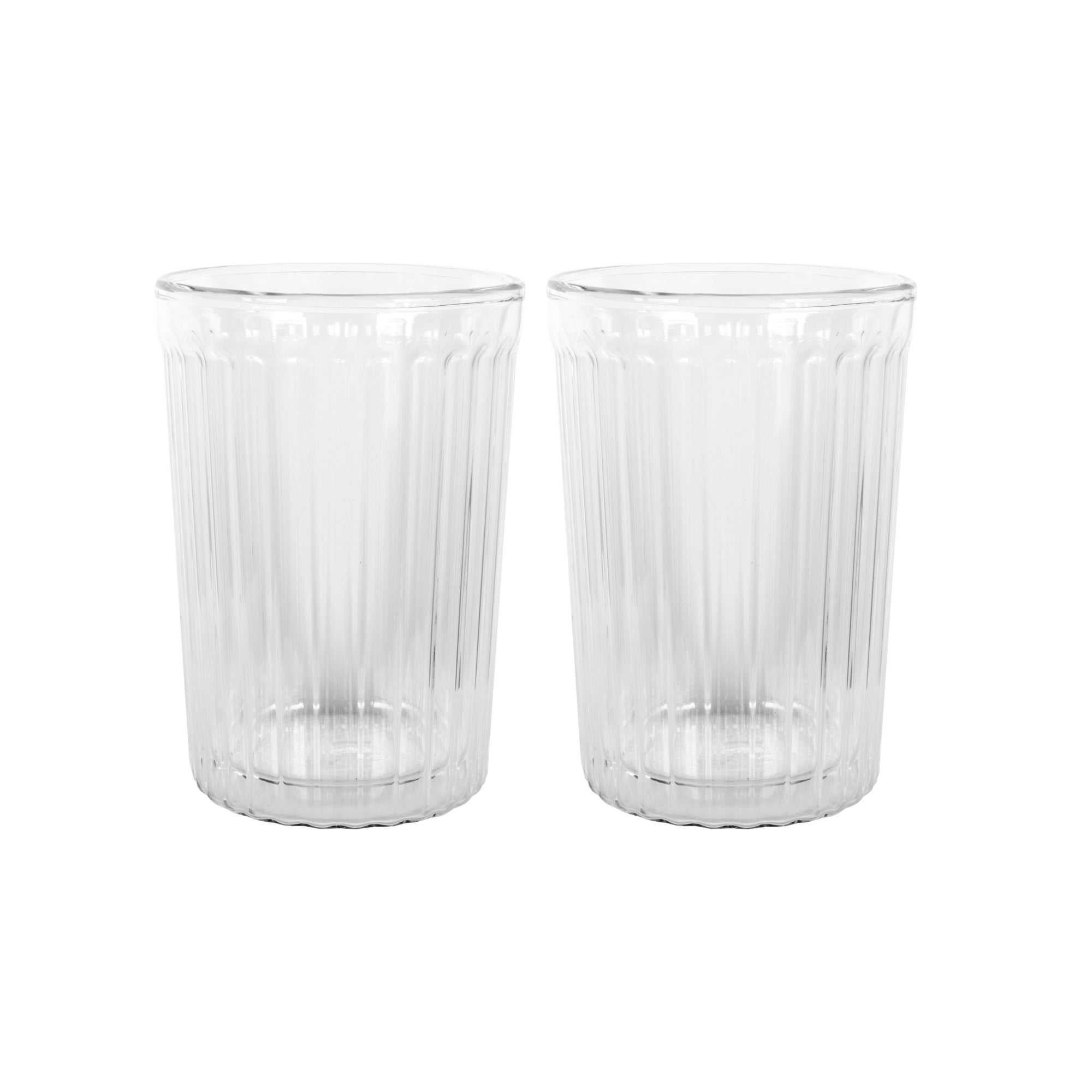 Avanti Rigato Double Wall 350ml Glass - Set of 6