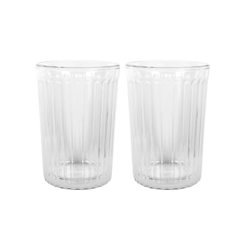 Avanti Rigato Double Wall 350ml Glass - Set of 6