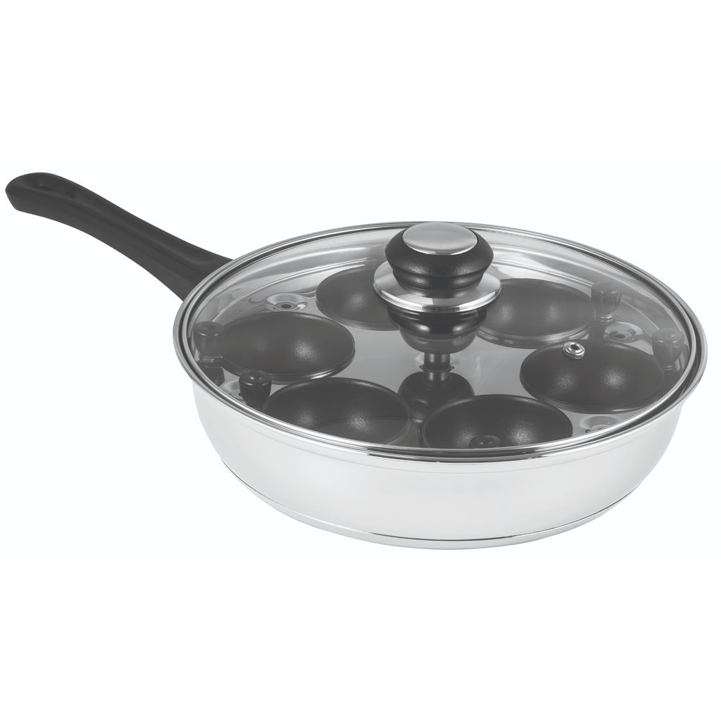 Avanti 6 Egg Poacher - 24cm - Black