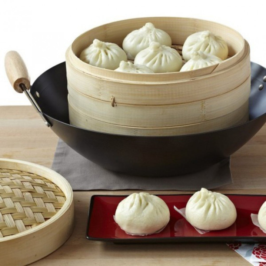 Avanti Bamboo Steamer Basket - Charcoal