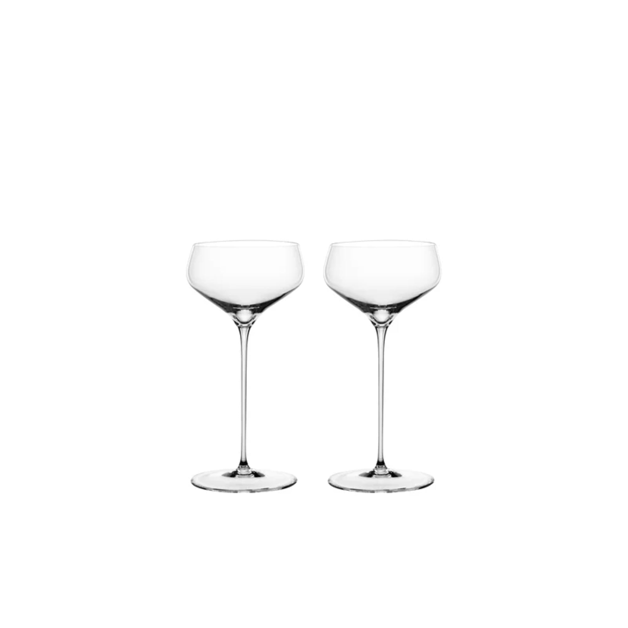 Spiegelau HiLite Coupette Glass 2 Piece Set - Clear