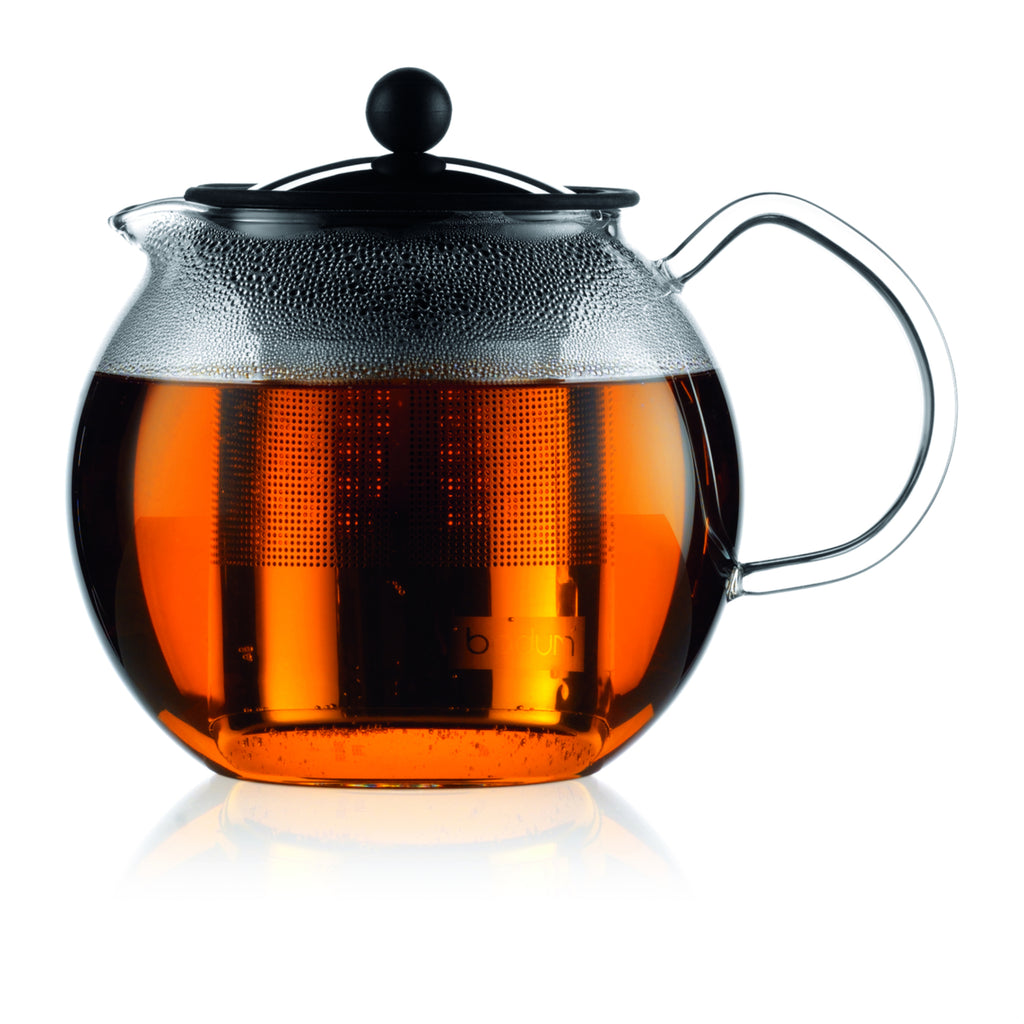 Bodum Assam 1L Tea Press with Stainless Steel Filter - Clear