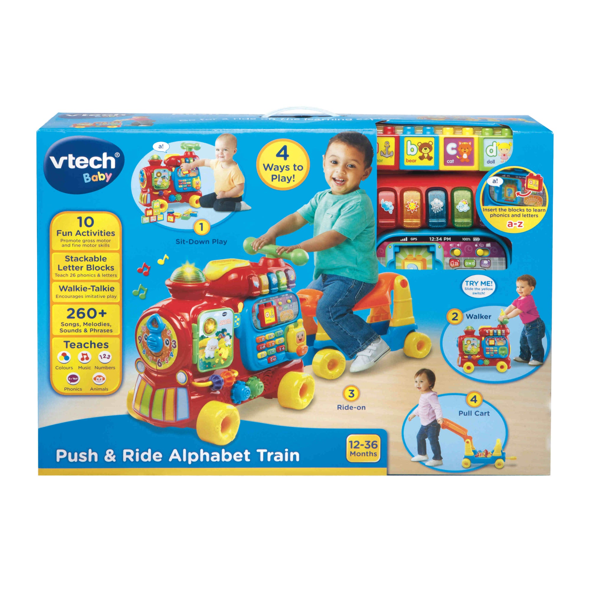 VTech Push & Ride Alphabet Train - Red