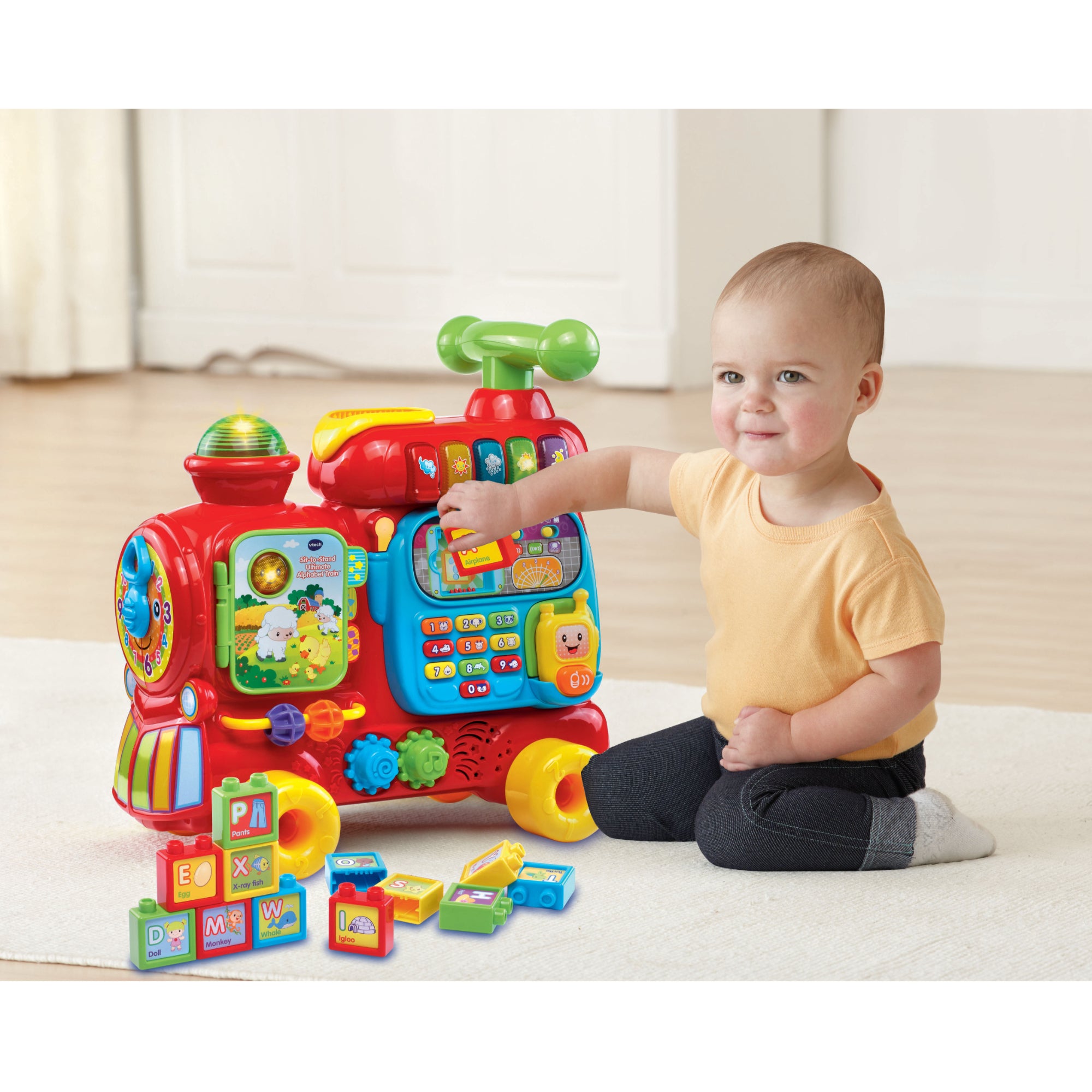VTech Push & Ride Alphabet Train - Red