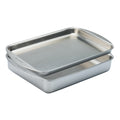 Scanpan Elektra 2 Piece Roaster Set - Silver