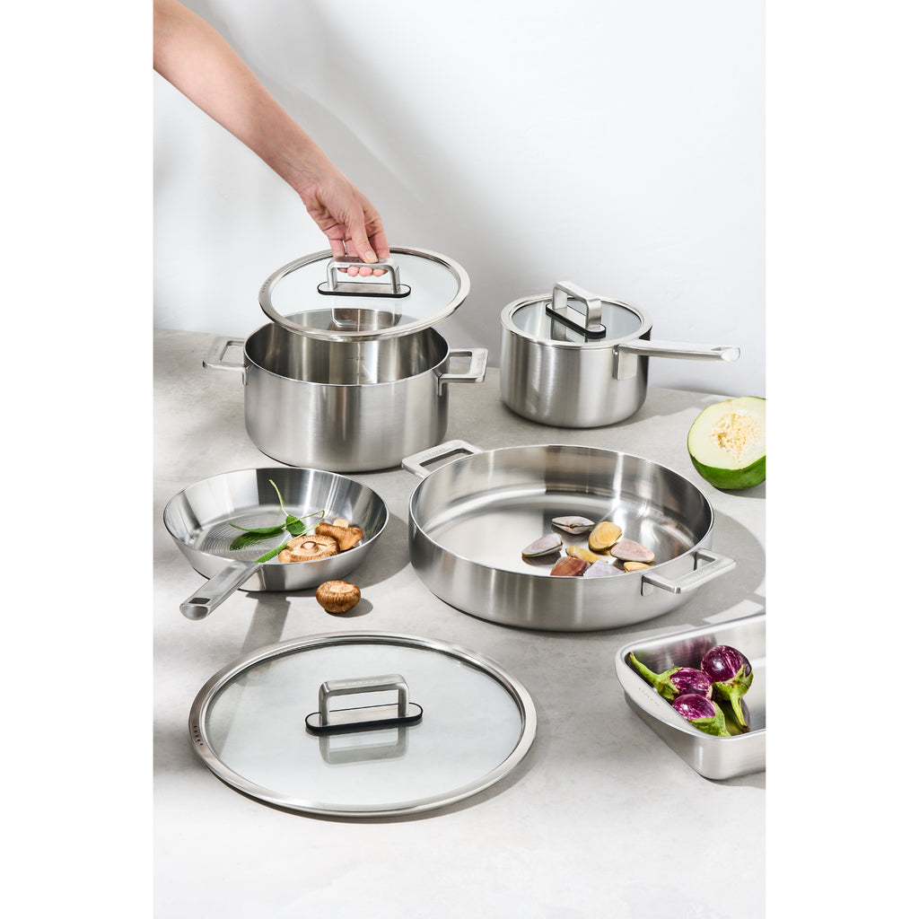 Scanpan Elektra 2 Piece Roaster Set - Silver