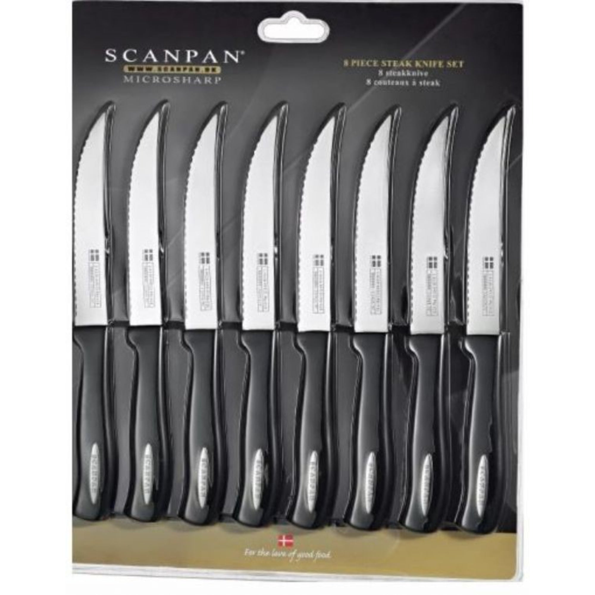 Scanpan Microsharp-8 Piece Steak Knife Set