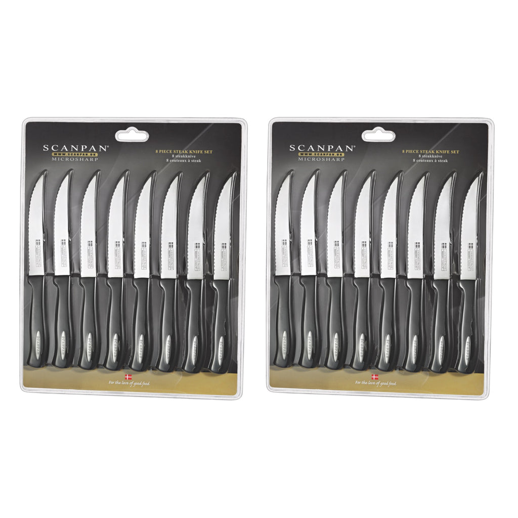 Scanpan Microsharp-16 Piece Steak Knife Set
