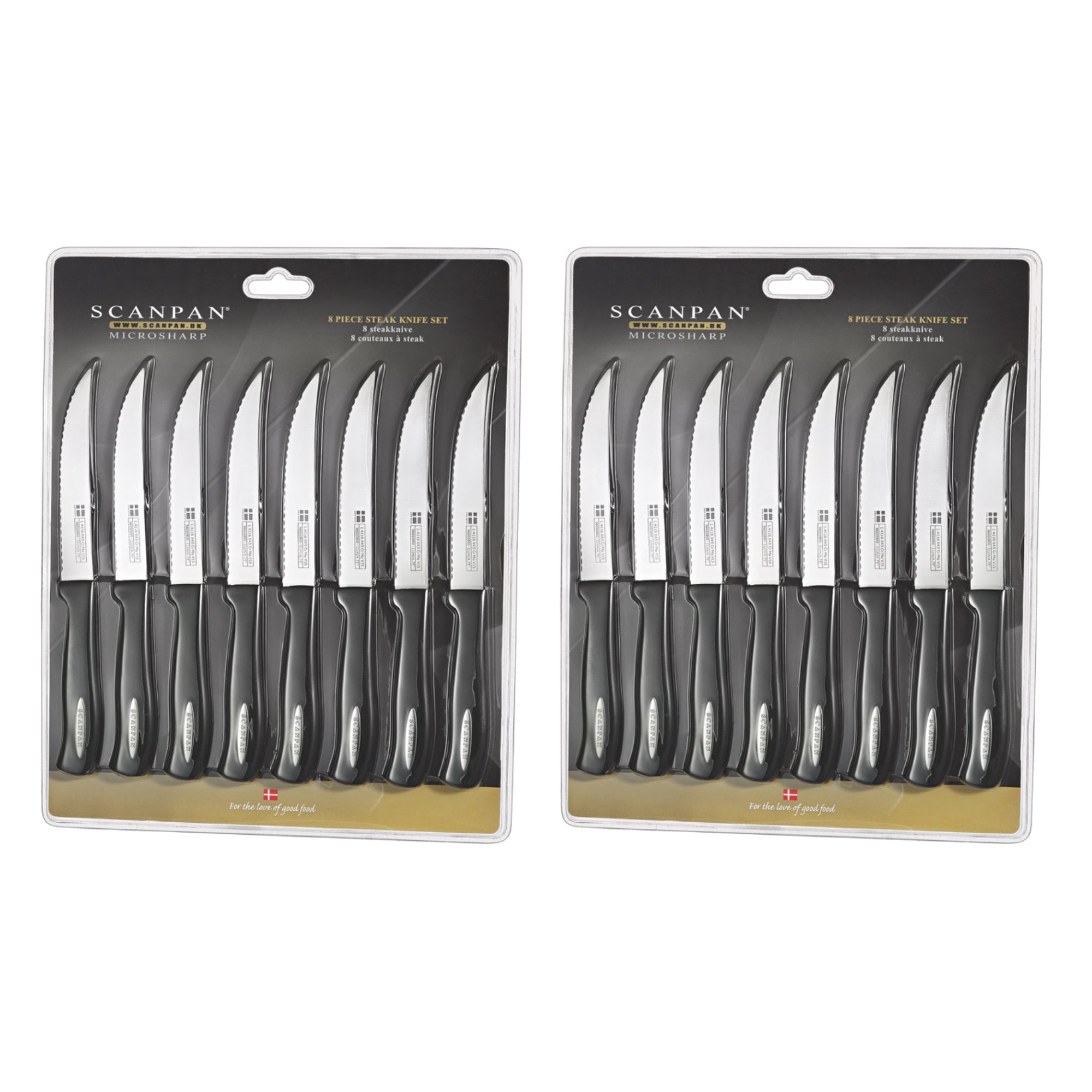 Scanpan Microsharp-16 Piece Steak Knife Set