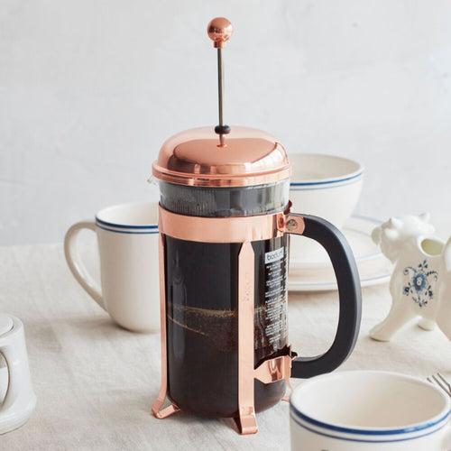 Bodum 1923-18 Chambord French Press Copper, 0.35L, 3 Cup Capacity - Copper