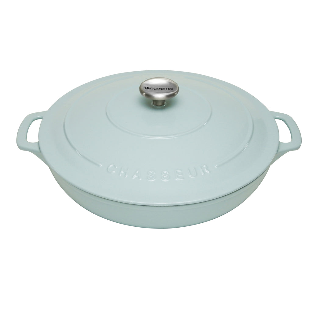 Chasseur 30cm Round Casserole - Duck Egg Blue