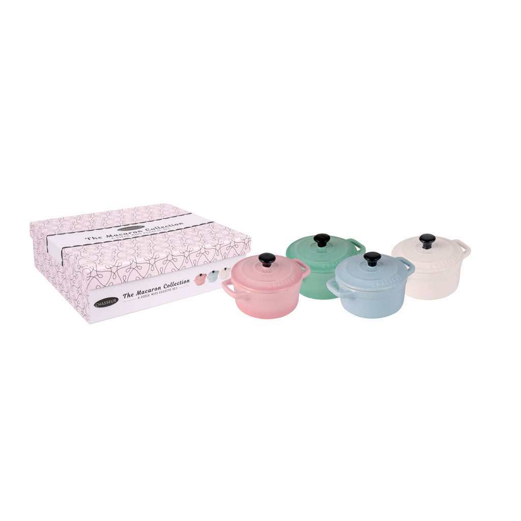 Chasseur 19606 Macaron 4-Piece Mini Cocotte Set