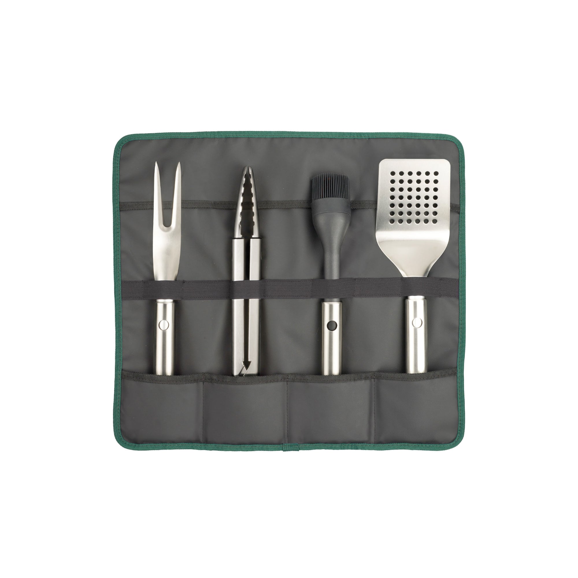 Joseph Joseph GrillOut? 4-Piece Stainless-Steel BBQ Utensil Set with Storage Case