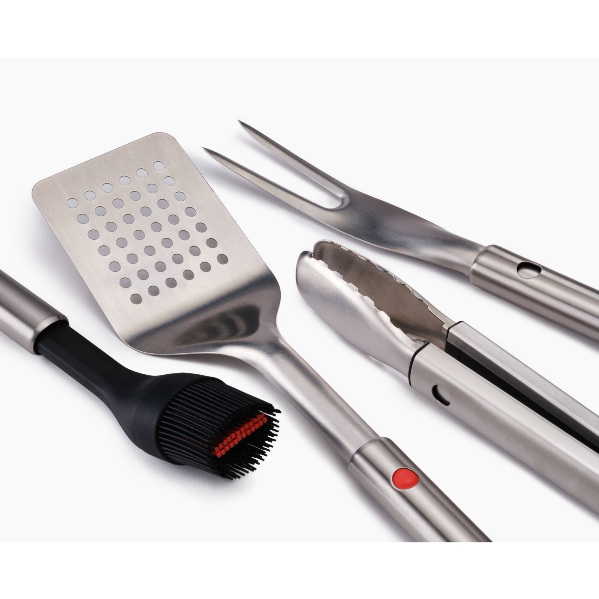 Joseph Joseph GrillOut? 4-Piece Stainless-Steel BBQ Utensil Set with Storage Case