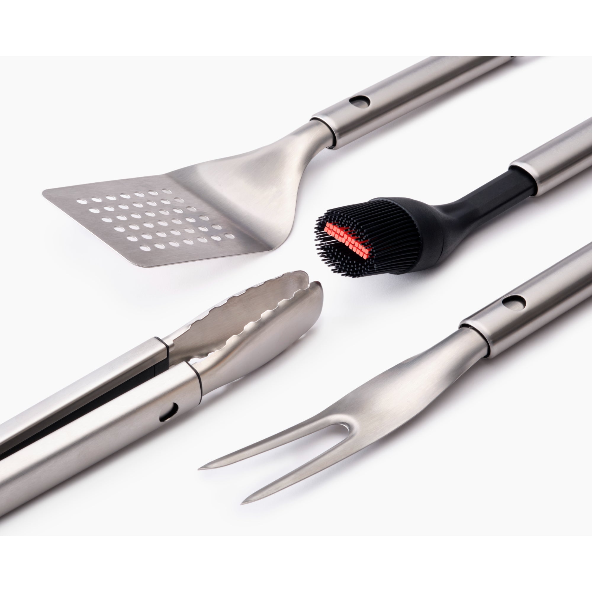 Joseph Joseph GrillOut? 4-Piece Stainless-Steel BBQ Utensil Set with Storage Case