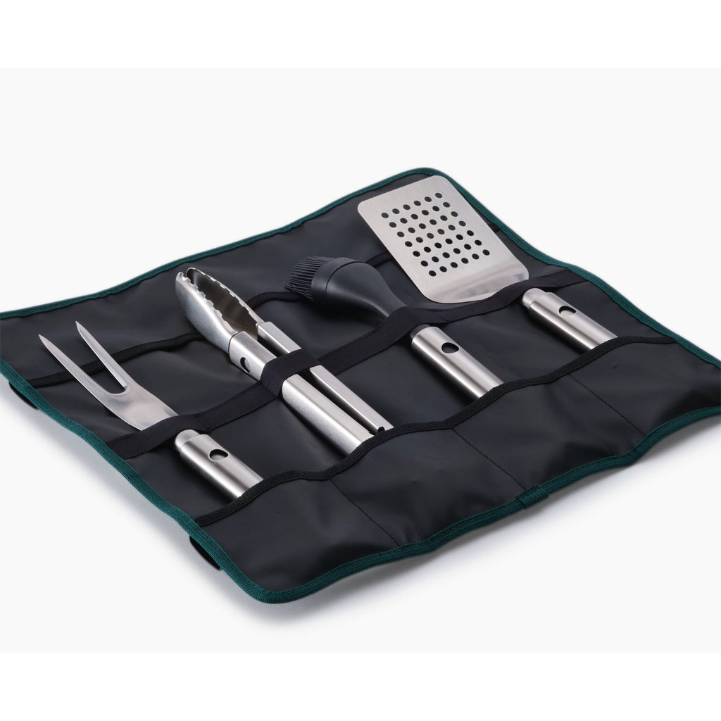 Joseph Joseph GrillOut? 4-Piece Stainless-Steel BBQ Utensil Set with Storage Case