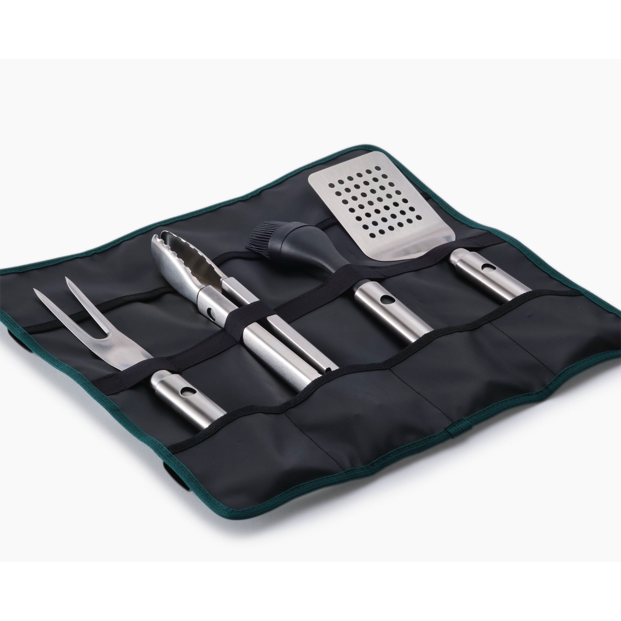 Joseph Joseph GrillOut? 4-Piece Stainless-Steel BBQ Utensil Set with Storage Case