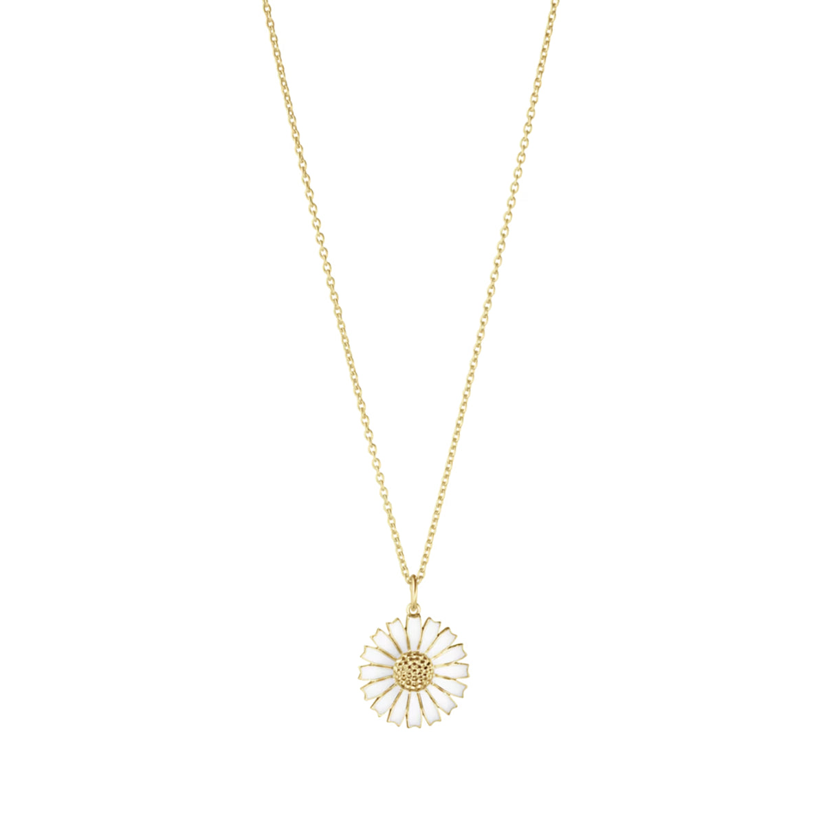 Georg Jensen Jewellery Daisy Pendant - 18kt. Gold Plated Sterling Silver