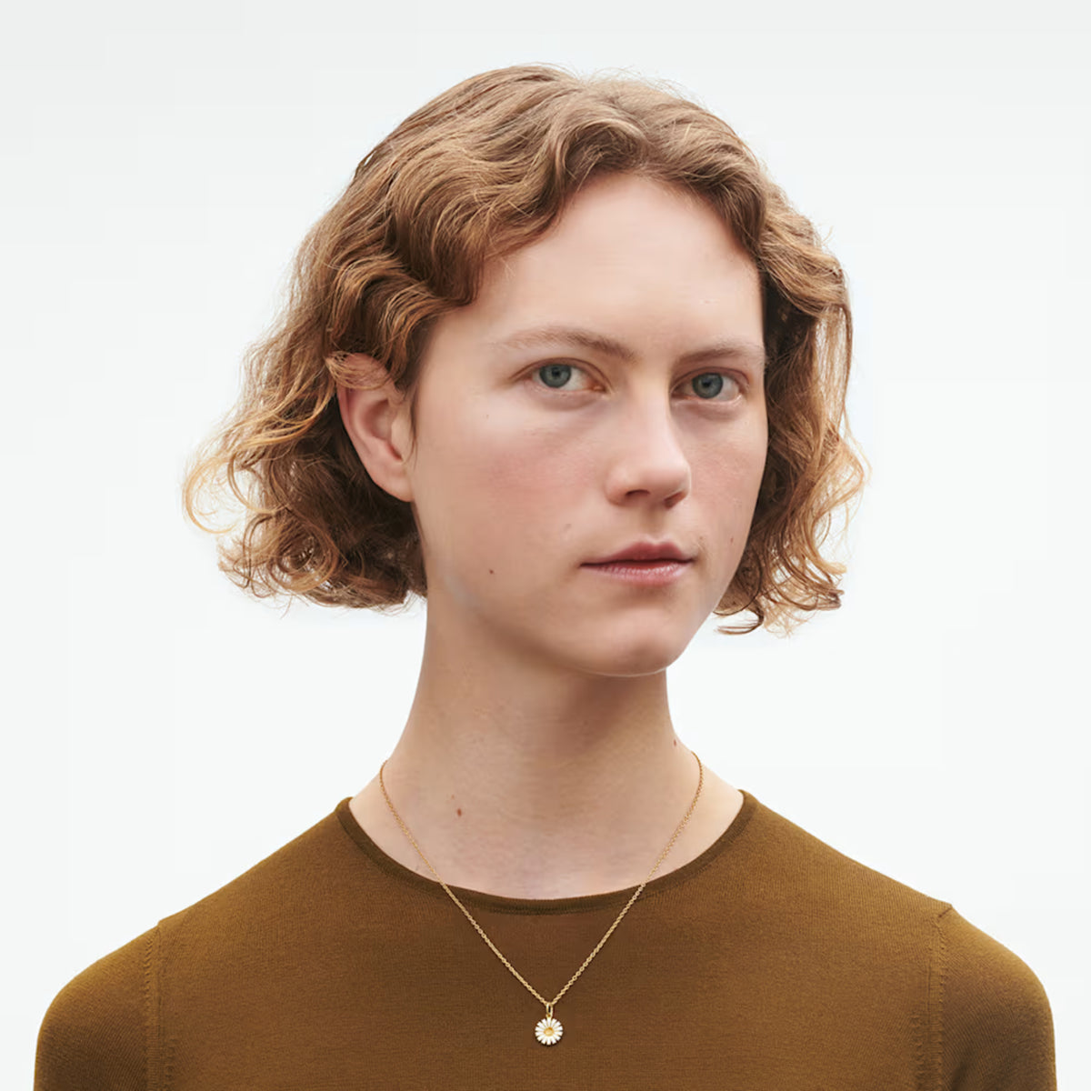 Georg Jensen Jewellery Daisy Pendant - 18kt. Gold Plated Sterling Silver