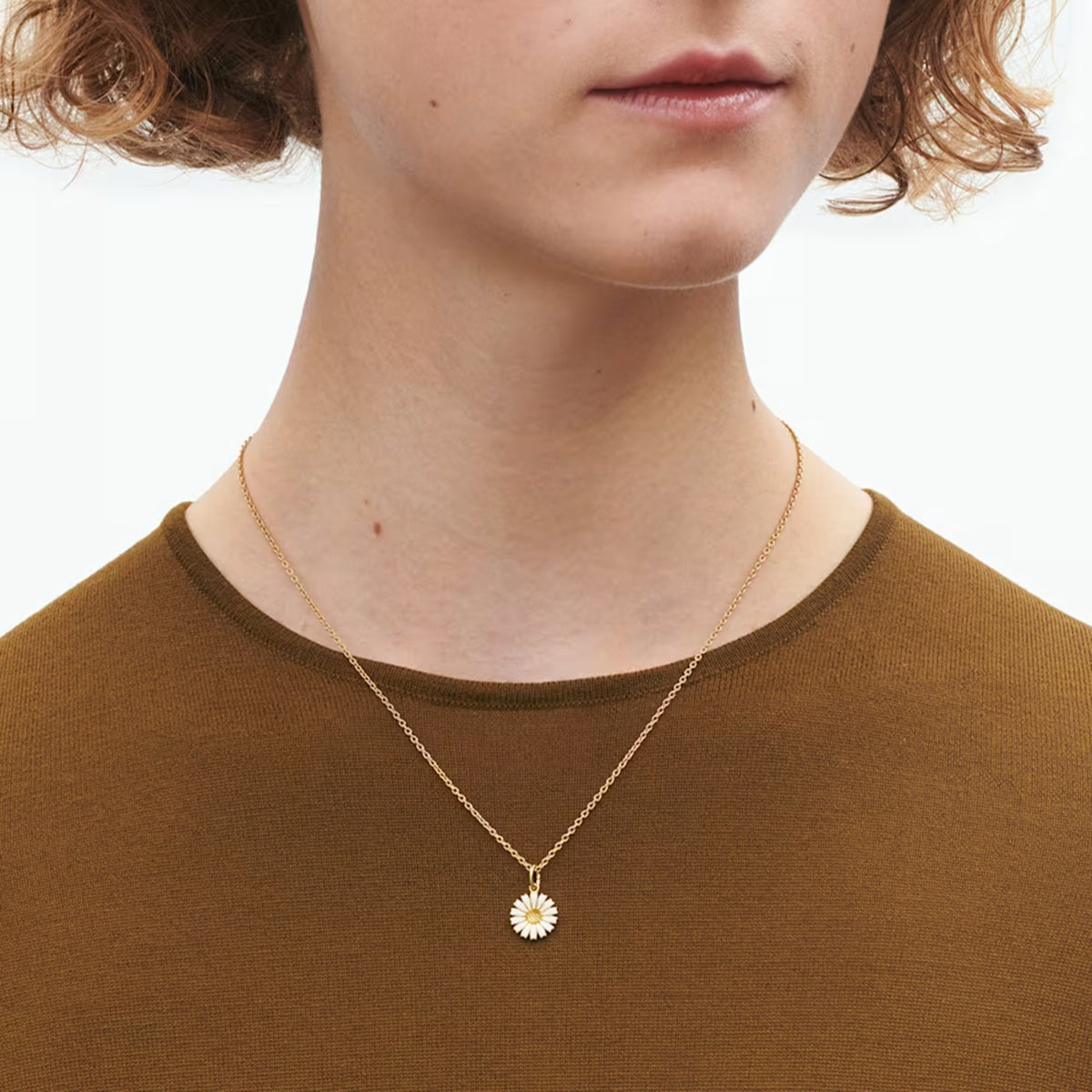 Georg Jensen Jewellery Daisy Pendant - 18kt. Gold Plated Sterling Silver