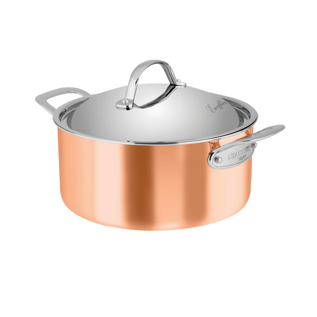 Chasseur Escoffier 24 x 11.5cm/4L Induction Casserole- 20042 -Copper