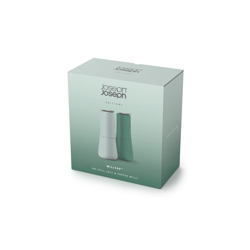 Joseph Joseph Milltop Salt & Pepper Set - Sage