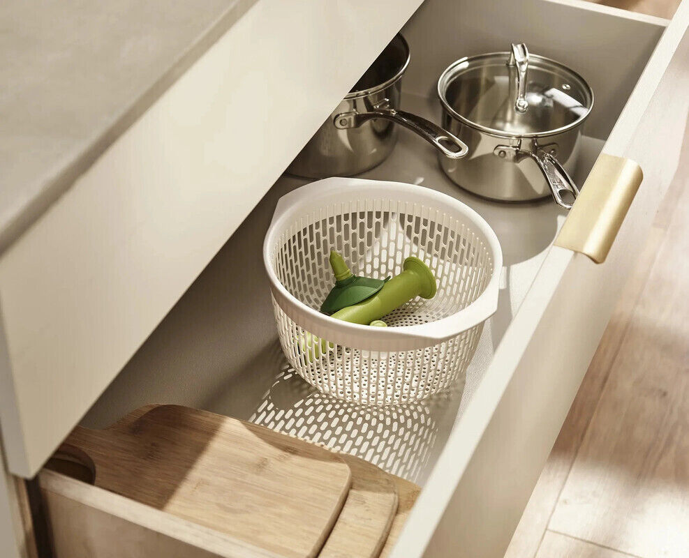 Joseph Joseph  Spindola In-sink Salad-spinning Colander - Green