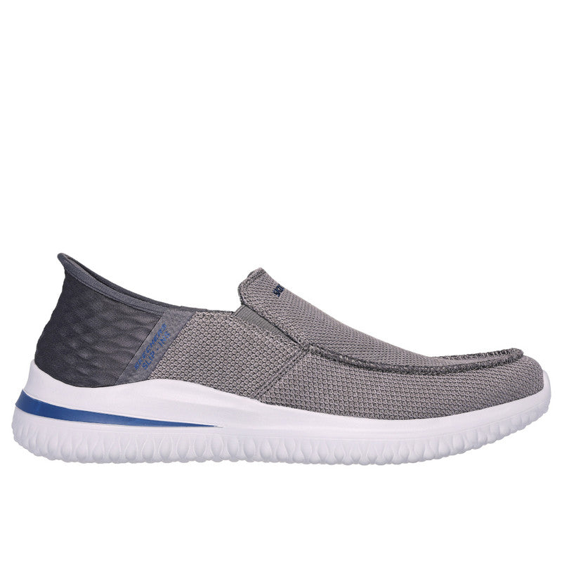 Skechers Men's Delson 3.0 Slip-in - Cabrino Size 8- Grey