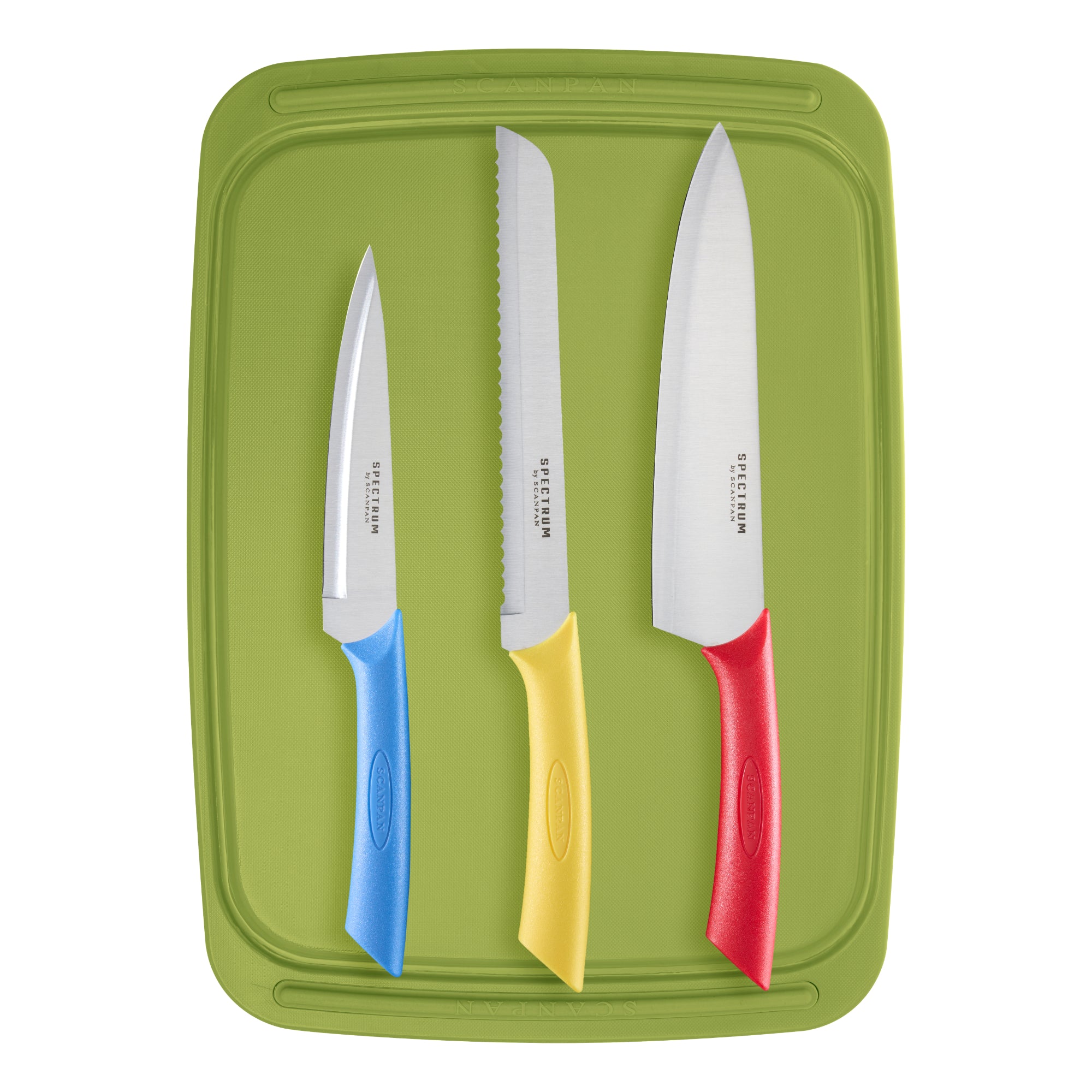 Scanpan 4 Piece Knife Board Set - Multicolour