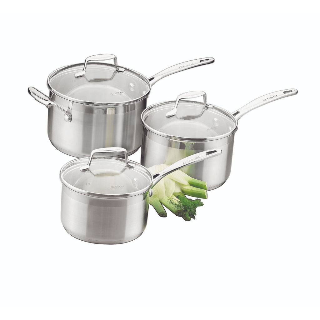 Scanpan 22033  Impact 3 piece Saucepan Set