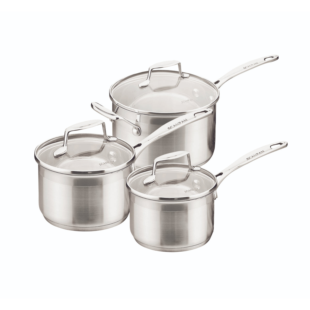 Scanpan 22033  Impact 3 piece Saucepan Set