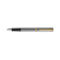 Waterman Impression Stainless Steel Gold Trim Fountain Pen