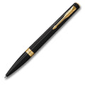 Parker Meridian Matte Black Gold Trim Ball Pen