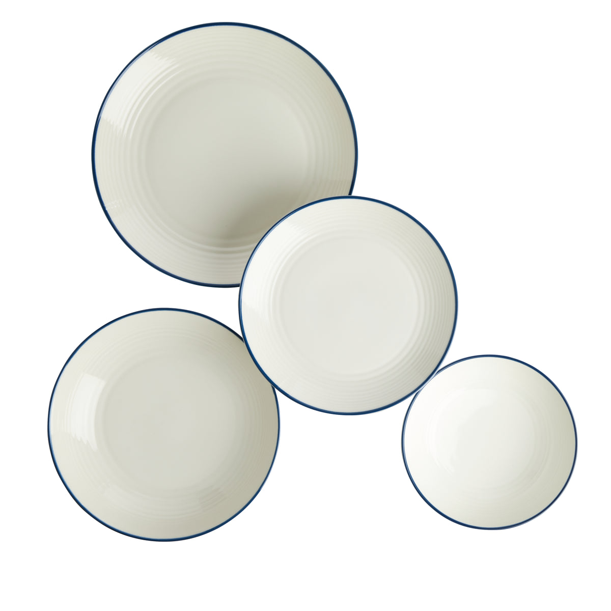 Royal Doulton Gordon Ramsay Maze 16 Piece Denim Line Set - White